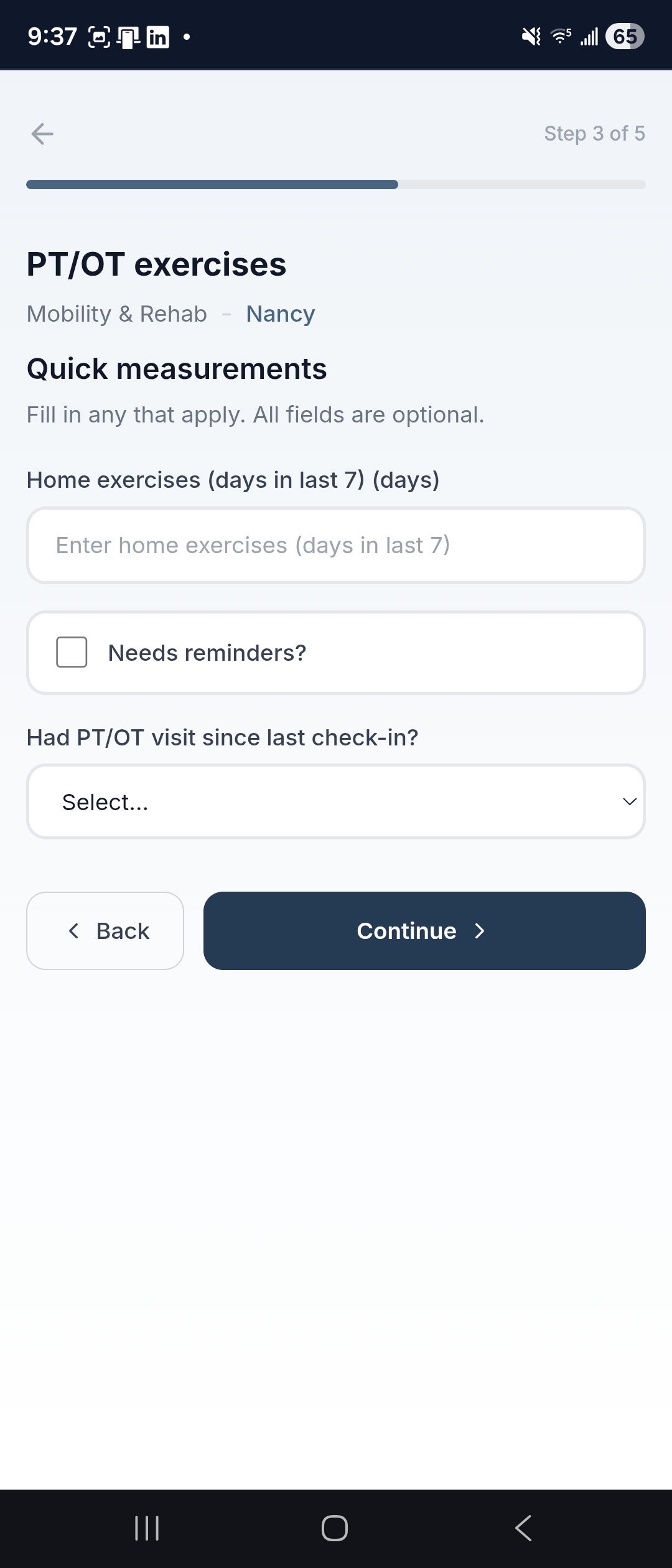 Check-In — additional context and notes