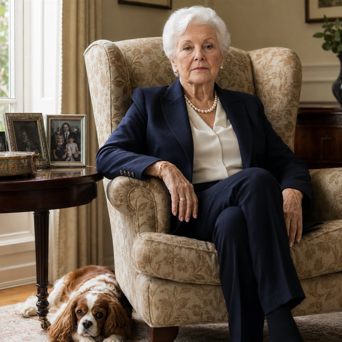 Dorothy, a woman in her late seventies, at home