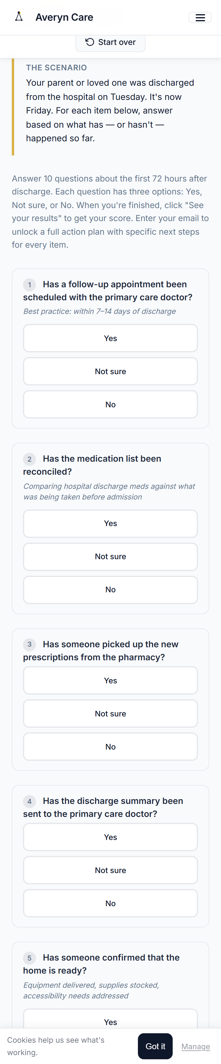 What's Falling Through the Cracks? — scored quiz